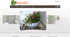 Desktop Screenshot of botanikaplants.com